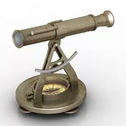Vintage Theodolite 3d model