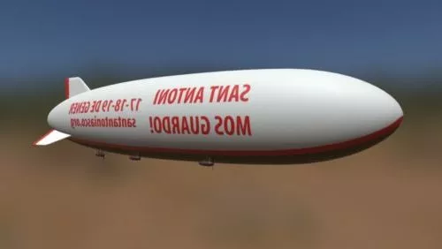 Hot Air Balloon Airship 3d model