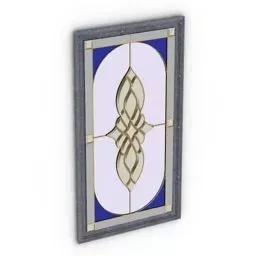 Home Decoration Stained Glass 3d model