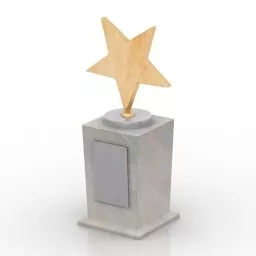 Champion Trophy 3d model