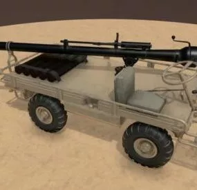 Platform Truck 3d model