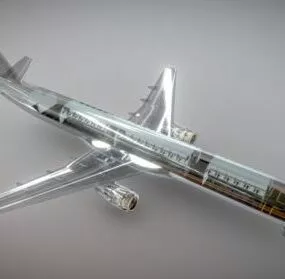 Airliner Boeing 757 Plane 3d model