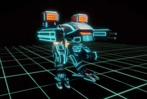 Mech Robotron Robot 3d model Mech Robotron Robot 3d model