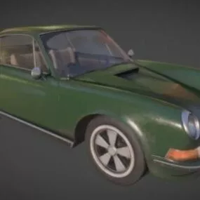 Vintage Porsche 911 Car 3d model