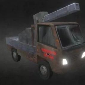Vintage Toyota Dyna Truck 3d model