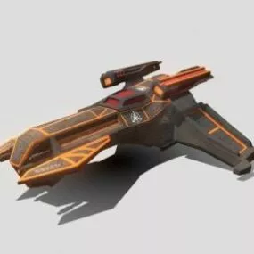 Dart Spaceship Craft 3d model