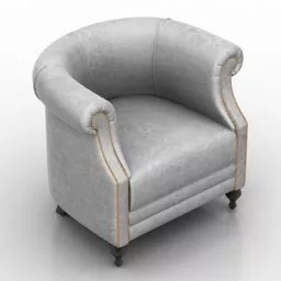 Single Armchair Marlow 3d model