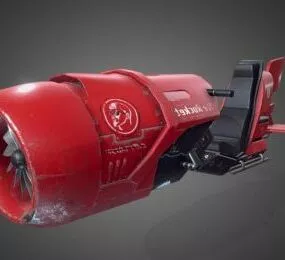 The Rocket Design 3d model
