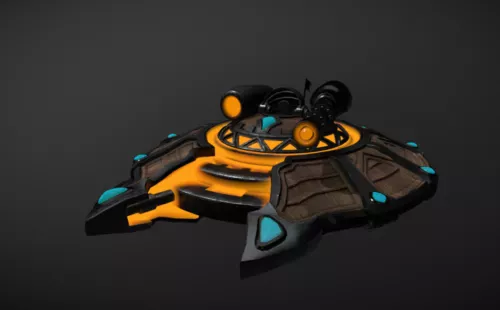 Scifi Apollo Spaceship 3d model