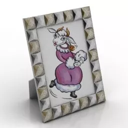 Kid Frame Photo 3d model