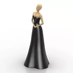 Girl With Deodorant Cosmetic 3d model