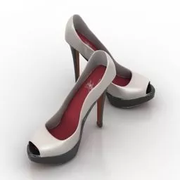 Shoes High Heeled 3d model