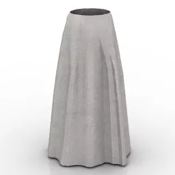 White Skirt 3d model