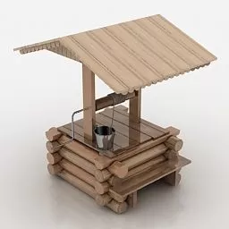 Garden Well 3d model