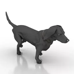 Lowpoly Dog 3d model