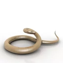 Red Snake 3d model