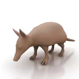 Lowpoly Armadillo Animal 3d model