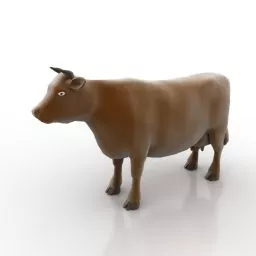Wild Cow 3d model Wild Cow 3d model
