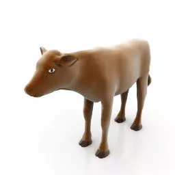 Farm Cow V1 3d model
