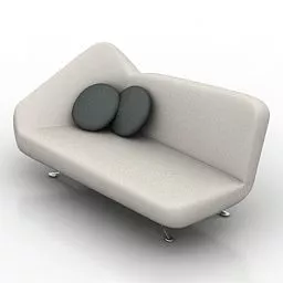 Contemporary Sofa Bonaldo Papillon 3d model