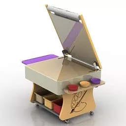 Table Top Easel 3d model