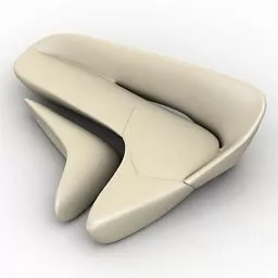 Sofa Moon Zaha Hadid 3d model