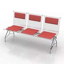 Waiting Bench 3d model