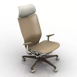 Office Wheel Armchair Atlas 3d model