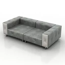 2 Seats Sofa Corleone 3d model