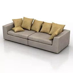 Tuxedo Sofa 3d model Tuxedo Sofa 3d model