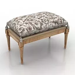 Home Seat Vintage Style 3d model