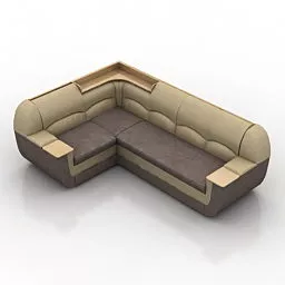 Sectional Sofa Comfort 3d model
