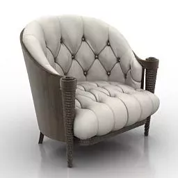 Cube Armchair Furniture 3d model