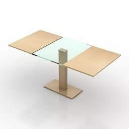 Glass Table Elvis Wings 3d model
