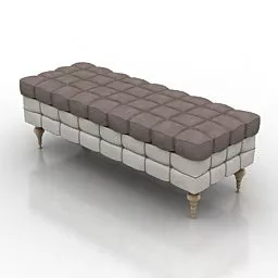 Antique Seat Furniture 3d model