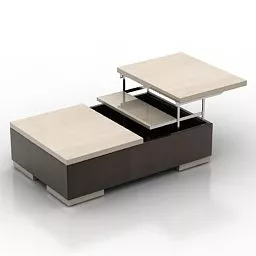 Extendable Table Design 3d model