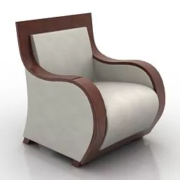 Elegant Design Armchair 3d model