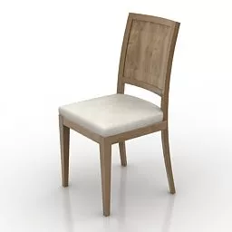 Simple Restaurant Chair 3d model