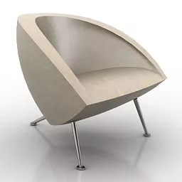 Modern Armchair Hanna 3d model