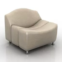 Modern Art Armchair Fauteuil 3d model