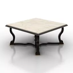Square Table Chelini 3d model