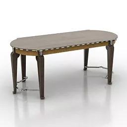 Antique Table Artdeco 3d model Antique Table Artdeco 3d model
