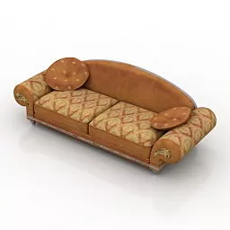 Classic European Sofa 3d model Classic European Sofa 3d model