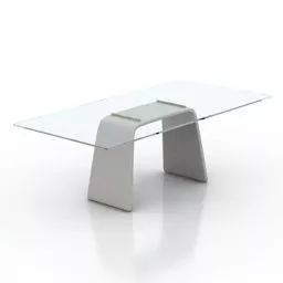 Coffee Glass Table Porada 3d model