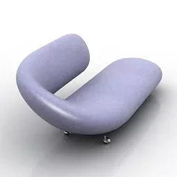Modern Unique Sofa 3d model