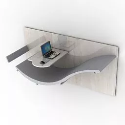 Modern Wall Mount Armchair 3d model