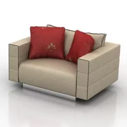 Single Armchair Poltrona Collection 3d model