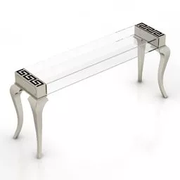 Classic Glass Console Selva 3d model