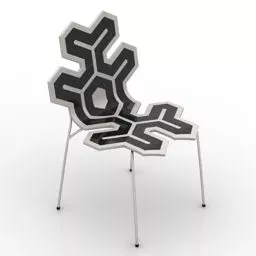 Modern Shapes Chair Moroso 3d model