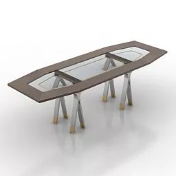 Meeting Table Furniture 3d model